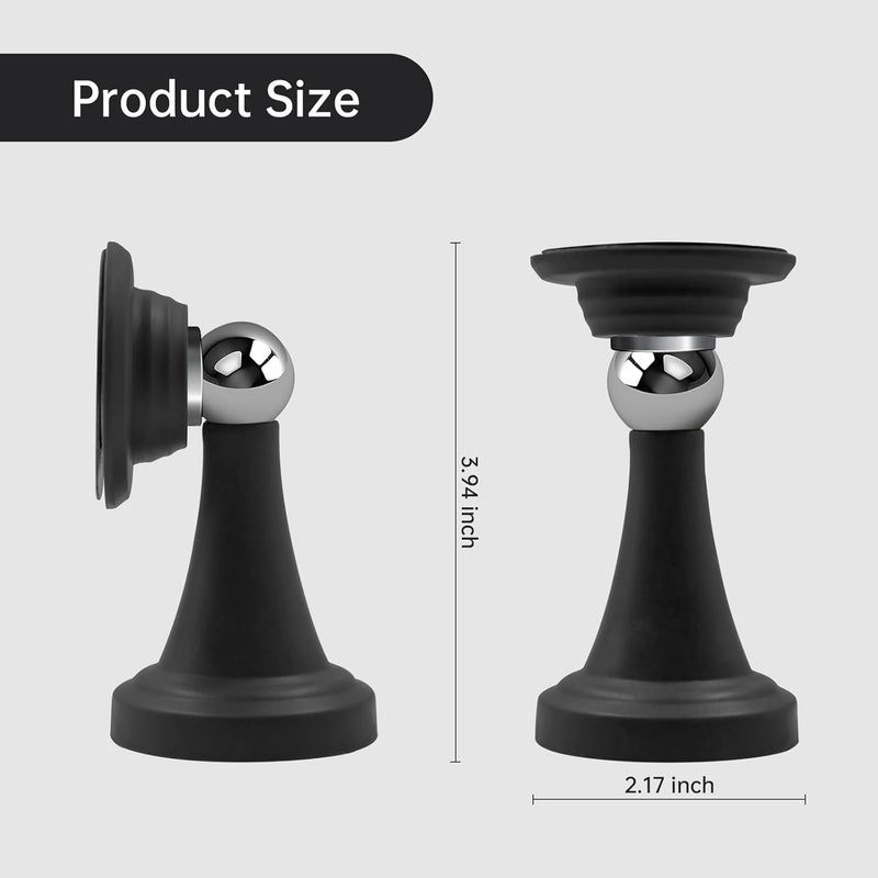 Lsaixl Magnetic Door Holder for RV, Magnetic RV Door Stopper, Strong Magnetic Baggage Door Catch Latch for RV, Camper, Travel Trailer, Motor Home, Boat Compartments, Cargo (Black) - Image 2
